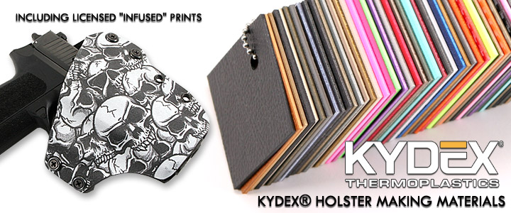 KYDEX® Sheet Materials | 100's of Colors & Graphics In Stock | KnifeKits.com